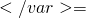 数学公式