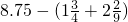 数学公式